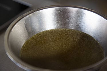 Leave the liquid (stock) to cool
