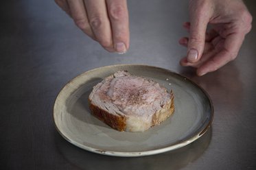 Season the veal