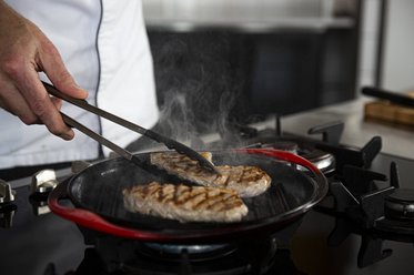 Remove from the grill pan